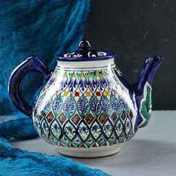 Чайник заварочный Риштанская Керамика «Узоры», 1.6 л, МИКС