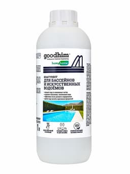 Коагулянт для очистки воды в бассейнах и искусственных водоемах Goodhim Коагулянт, 1 л