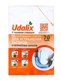 Средство для удаления засоров в трубах Udalix, 70 г