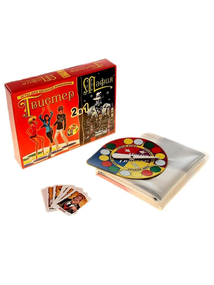 Игра 2 в 1 «Твистер и Мафия»
