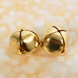 Бубенчики для рукоделия, набор 2 шт., размер 1 шт. — 3.5 см, золотой