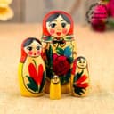Матрёшка дерево «Галина», красный платок, 4 кукольная, 9 см