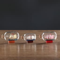 Корабль в бутылке «Анна», 7.5×4.2×5 см, паруса, МИКС