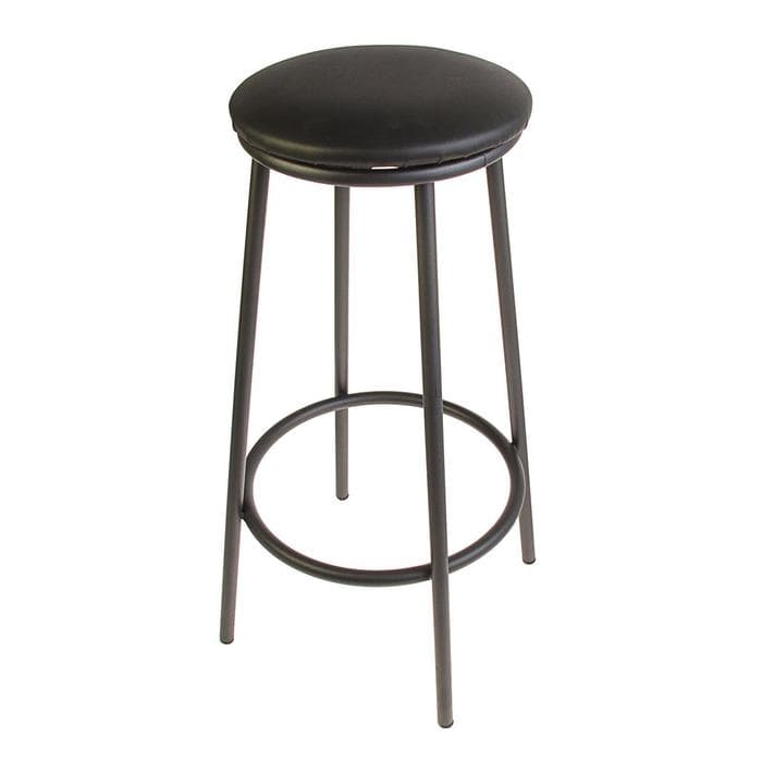 Табурет барный «Клик Мебель. Высокий», искусственная кожа, цвет чёрный