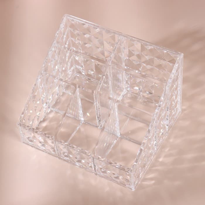 Органайзер для хранения, 7 секций, 14.7×10×12.3 см, прозрачный