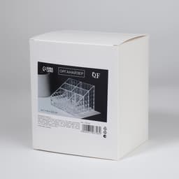 Органайзер для хранения, 7 секций, 14.7×10×12.3 см, прозрачный