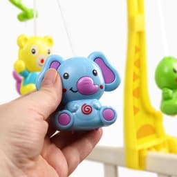 Мобиль музыкальный на кроватку Крошка Я «Бабочка. Малыш зоо», заводной,