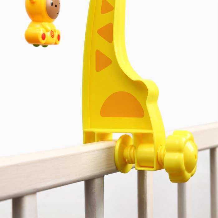 Мобиль музыкальный на кроватку Крошка Я «Бабочка. Малыш зоо», заводной,