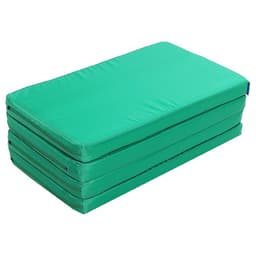 Мат ONLYTOP, 120×50×4 см, 3 сложения, зелёный