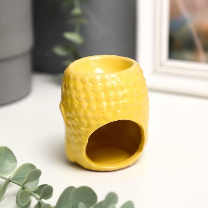 Аромалампа для эфирных масел «Будда», керамика, 8×7.2×7.2 см, МИКС