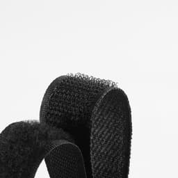 Липучка, 20 мм × 25 ± 1 м, цвет чёрный