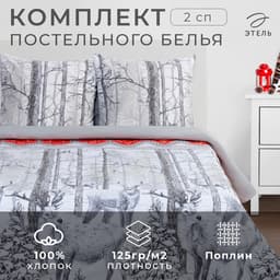 Постельное бельё 2-спальное «Этель. Лесная сказка», поплин