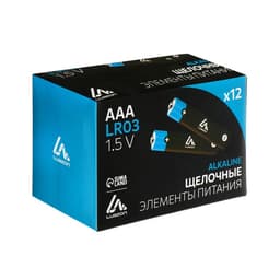 Батарейка алкалиновая (щелочная) Luazon, 6LR61, 9V, крона, блистер, 1 штука