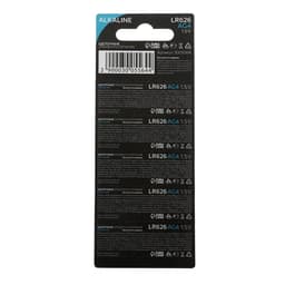 Батарейка алкалиновая (щелочная) Luazon, AG4, LR626, 377, блистер, 10 штук