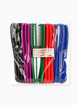 Расчёска с ручкой, 15×3.5 (±1) см, МИКС