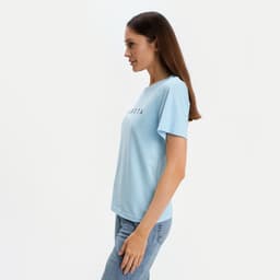 Футболка женская KAFTAN «Доброта», голубая, размер 40-42