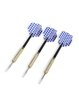 Дротики для дартса ONLYTOP, 3 шт., металлический наконечник, вес 18 г, цвет МИКС