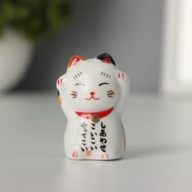 Фигурка керамика «Кот. Манэки-нэко», 4×4.3×2.5 см