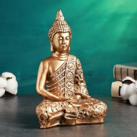 Фигурка гипс «Будда малый», бронза, 23×15.5×10 см