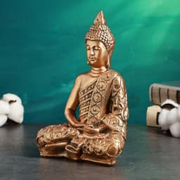 Фигурка гипс «Будда малый», бронза, 23×15.5×10 см