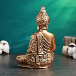 Фигурка гипс «Будда малый», бронза, 23×15.5×10 см