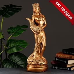 Фигура гипс «Фортуна большая», под бронзу, 63×20×20 см