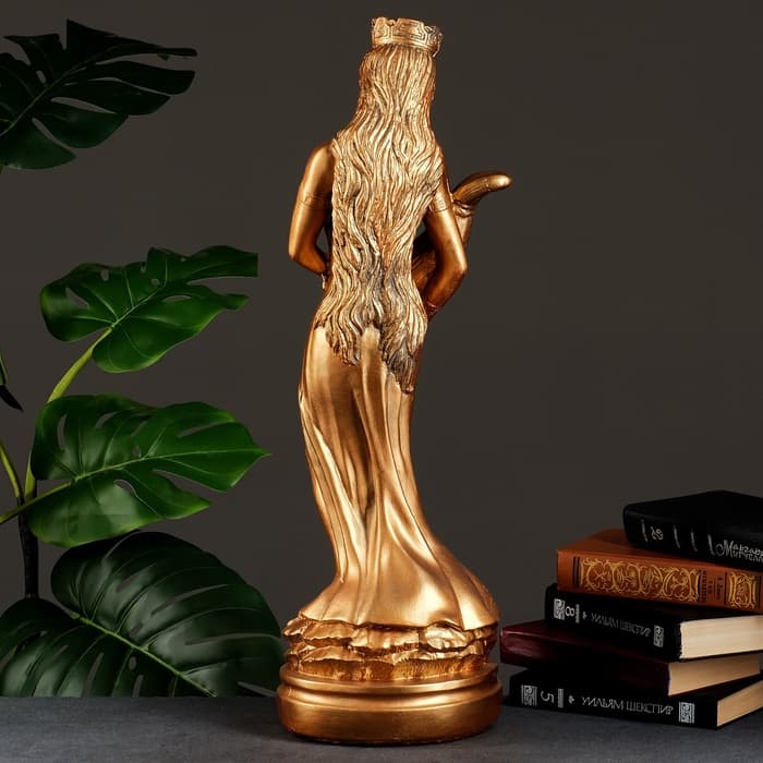 Фигура гипс «Фортуна большая», под бронзу, 63×20×20 см