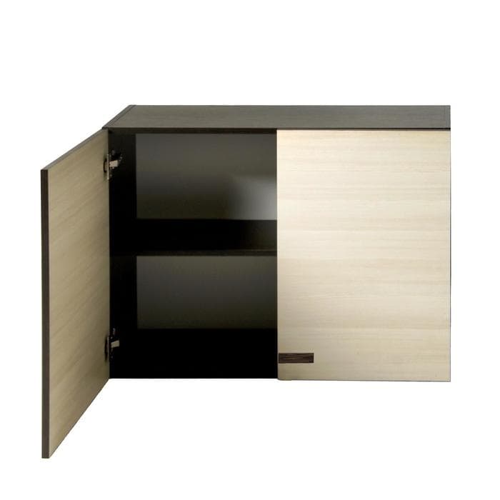 Шкаф навесной «Мальва», 800×290×626 мм, цвет венге/лоредо