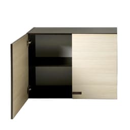 Шкаф навесной «Мальва», 800×290×626 мм, цвет венге/лоредо