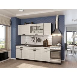 Шкаф навесной «Мальва», 800×290×626 мм, цвет венге/лоредо