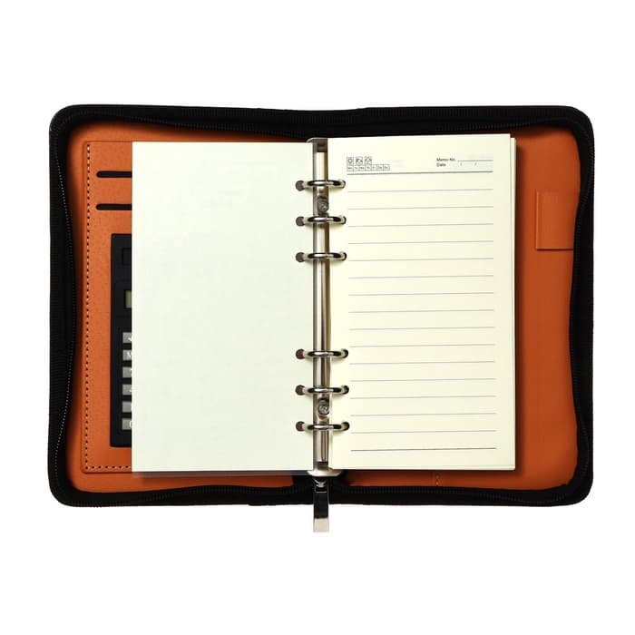 Ежедневник-органайзер Calligrata, А6, 96 листов, на молнии, обложка из искусственной кожи, МИКС