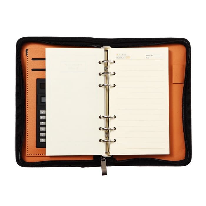 Ежедневник-органайзер Calligrata, А6, 96 листов, на молнии, обложка из искусственной кожи, МИКС