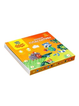 Пластилин мягкий (восковой) «Мульти-Пульти. Енот в лесу», 12 цветов, 180 г, со стеком