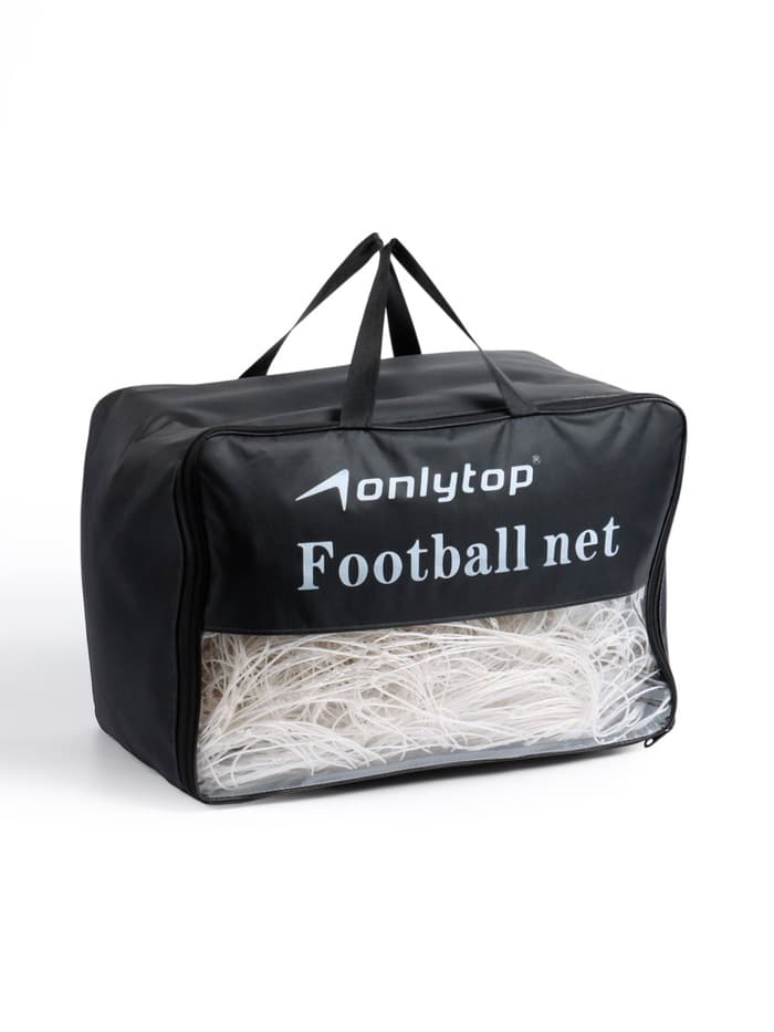 Сетка футбольная ONLYTOP, 7.32×2.44 м, нить 3 мм, 2 шт.