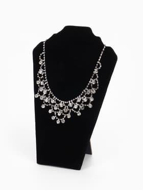 Бюст для украшений QF, 15×6×23 см, h=23 см, чёрный