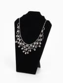 Бюст для украшений QF, 15×6×23 см, h=23 см, чёрный