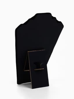 Бюст для украшений QF, 15×6×23 см, h=23 см, чёрный