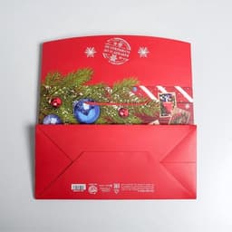 Пакет‒коробка подарочный «Новогодняя посылка», 28×20×13 см