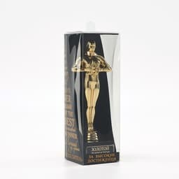 Кубок наградная фигура «Золотой директор», оскар, пластик, подставка камень, 18 см