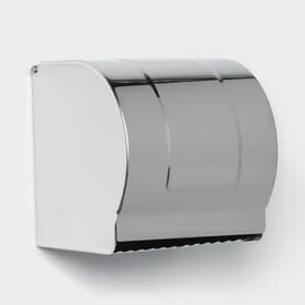 Держатель для туалетной бумаги, без втулки 12×12.5×12 см, хром зеркальный