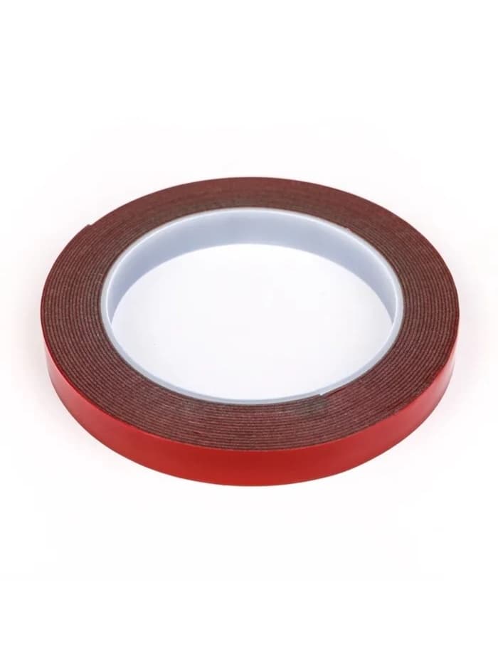 Клейкая лента TORSO, двусторонняя, усиленная, 12 мм × 5 м