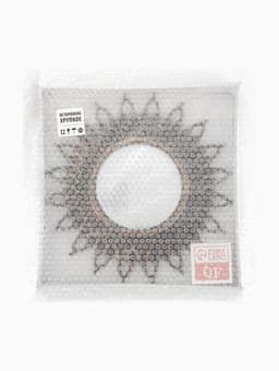 Зеркало настенное Sunshine, d зеркальной поверхности 10.5 см, цвет «состаренное золото»