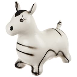 Попрыгун ZABIAKA «Зебра», 55×29×50 см, белый