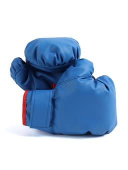 Перчатки боксёрские детские, размер 6 oz, синие