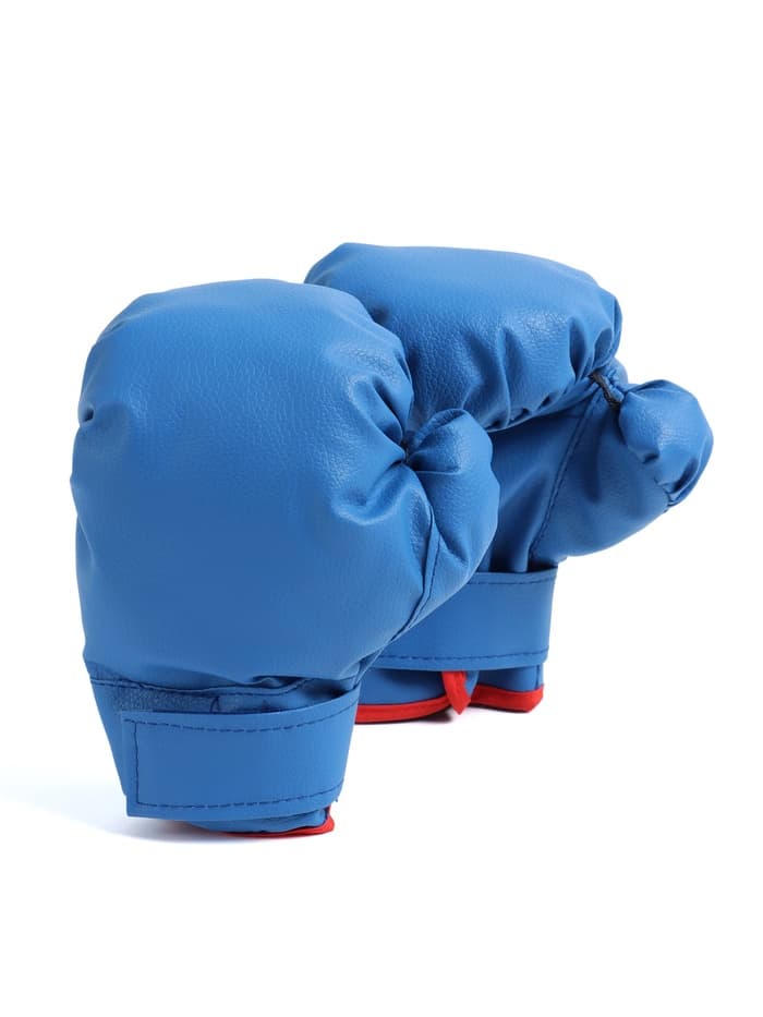 Перчатки боксёрские детские, размер 6 oz, синие