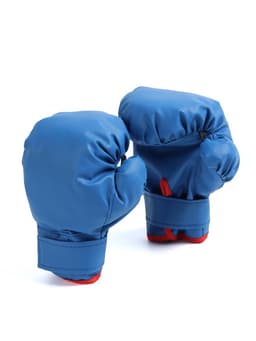 Перчатки боксёрские детские, размер 6 oz, синие