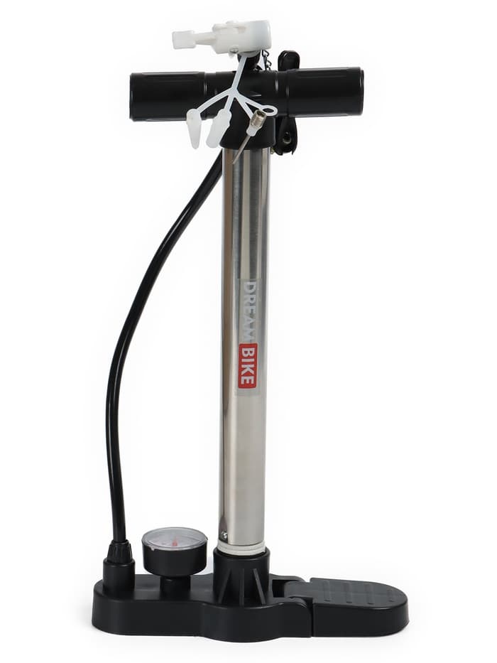 Насос универсальный Dream Bike, 35 см, 4 насадки