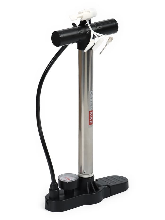 Насос универсальный Dream Bike, 35 см, 4 насадки