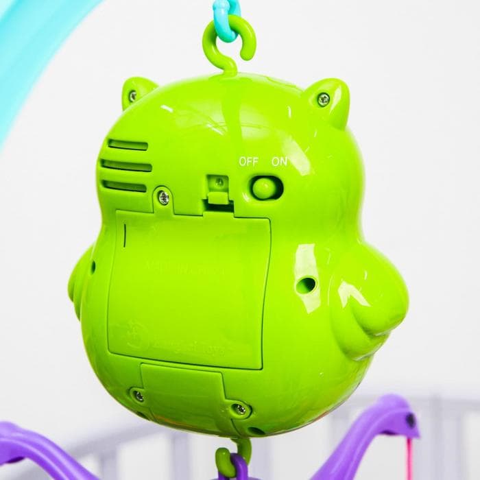 Мобиль музыкальный на кроватку Крошка Я «Совушка», работает от батареек