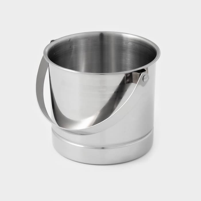 Ведро для льда из нержавеющей стали, 1.3 л, 14.5×12.5 см